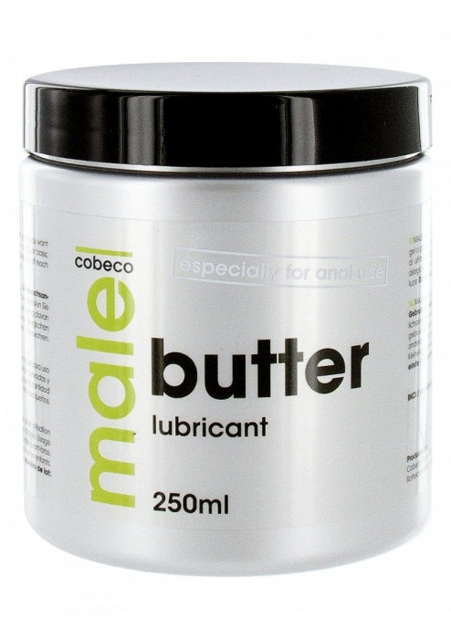 Анальный лубрикант MALE Cobeco Butter Lubricant - 250 мл. - Cobeco - купить с доставкой в Набережных Челнах