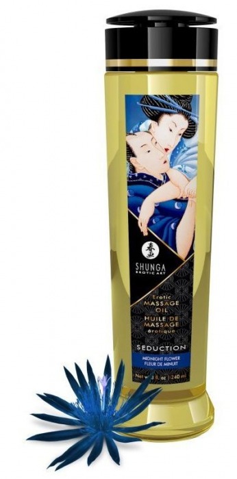 Массажное масло с ароматом ночных цветов Seduction - 240 мл. - Shunga - купить с доставкой в Набережных Челнах
