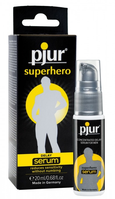 Сыворотка-пролонгатор pjur SUPERHERO Delay Serum - 20 мл. - Pjur - купить с доставкой в Набережных Челнах