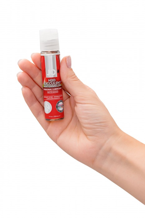 Лубрикант с ароматом арбуза JO Flavored Watermelon - 30 мл. - System JO - купить с доставкой в Набережных Челнах