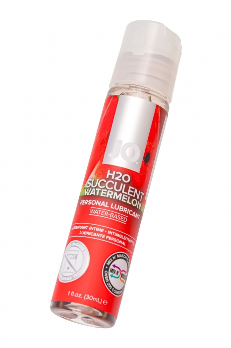 Лубрикант с ароматом арбуза JO Flavored Watermelon - 30 мл. - System JO - купить с доставкой в Набережных Челнах