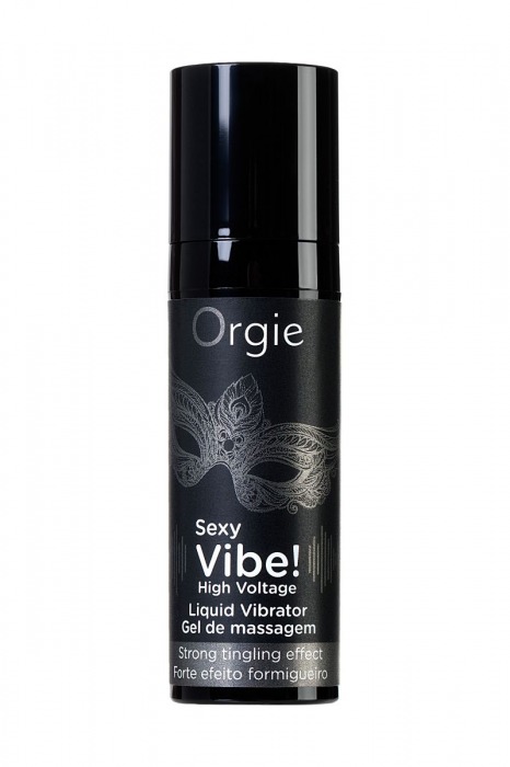 Гель для массажа ORGIE Sexy Vibe High Voltage с эффектом вибрации - 15 мл. - ORGIE - купить с доставкой в Набережных Челнах