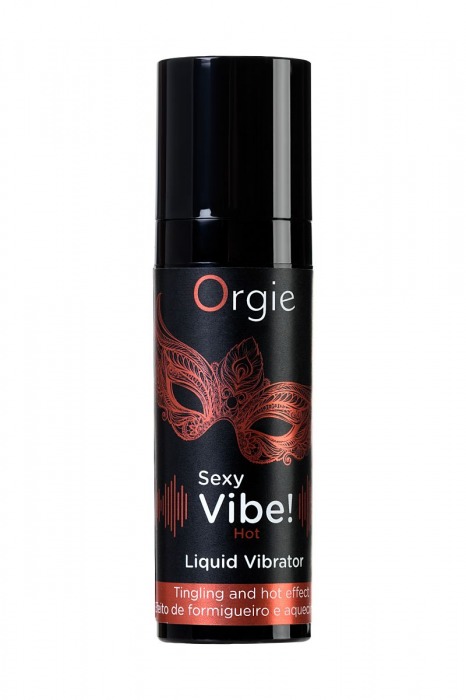 Разогревающий гель для массажа ORGIE Sexy Vibe Hot с эффектом вибрации - 15 мл. - ORGIE - купить с доставкой в Набережных Челнах