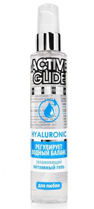 Увлажняющий интимный гель Active Glide Hyaluronic - 100 гр. - Биоритм - купить с доставкой в Набережных Челнах