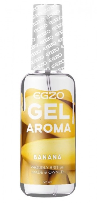 Интимный лубрикант EGZO AROMA с ароматом банана - 50 мл. - EGZO - купить с доставкой в Набережных Челнах
