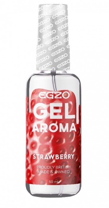 Интимный лубрикант EGZO AROMA с ароматом клубники - 50 мл. - EGZO - купить с доставкой в Набережных Челнах