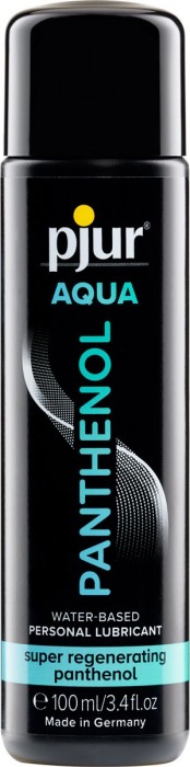 Лубрикант на водной основе с пантенолом pjur AQUA Panthenol - 100 мл. - Pjur - купить с доставкой в Набережных Челнах