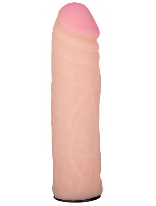 Пояс-трусики с насадкой Glamour Silver - 15,5 см. - LOVETOY (А-Полимер) - купить с доставкой в Набережных Челнах