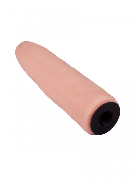 Пояс-трусики с насадкой Glamour Silver - 15,5 см. - LOVETOY (А-Полимер) - купить с доставкой в Набережных Челнах