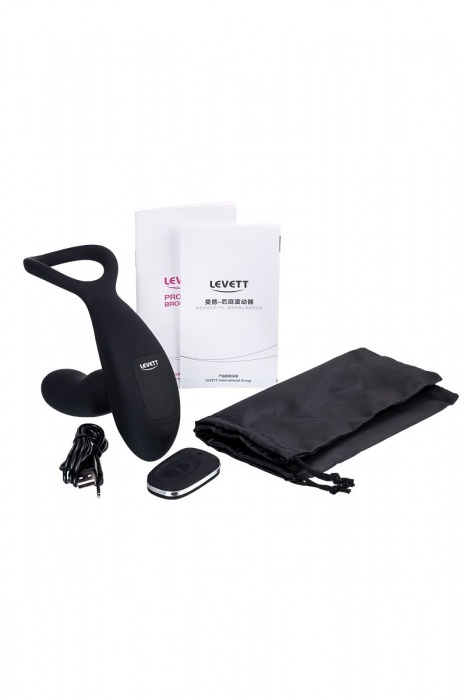 Черный стимулятор простаты Maud с вибрацией - Levett - в Набережных Челнах купить с доставкой