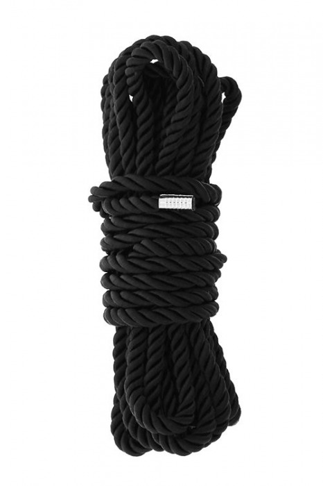 Черная веревка для шибари DELUXE BONDAGE ROPE - 5 м. - Dream Toys - купить с доставкой в Набережных Челнах