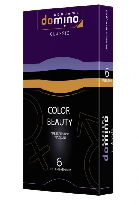 Разноцветные презервативы DOMINO Colour Beauty - 6 шт. - Domino - купить с доставкой в Набережных Челнах