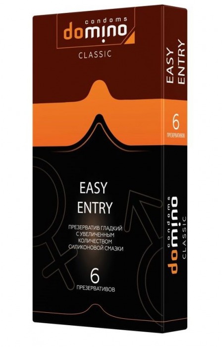 Презервативы с увеличенным количеством смазки DOMINO Easy Entry - 6 шт. - Domino - купить с доставкой в Набережных Челнах