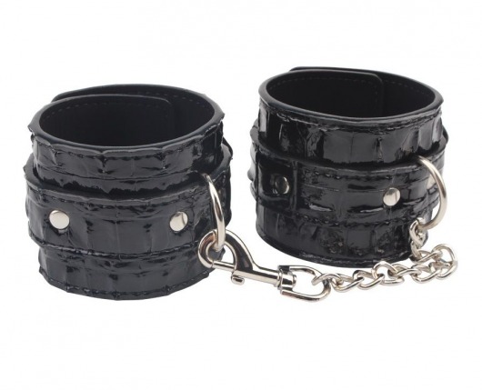 Черные наручники Surrender Wrist Restraints - Chisa - купить с доставкой в Набережных Челнах