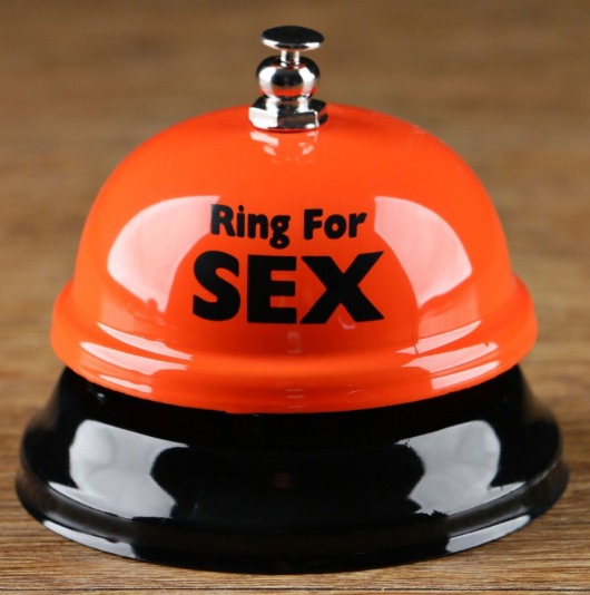 Настольный звонок RING FOR SEX - Сима-Ленд - купить с доставкой в Набережных Челнах