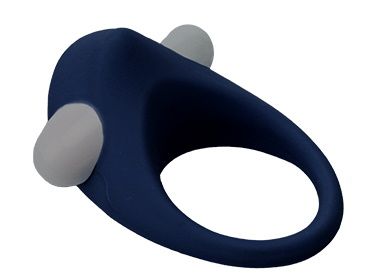 Гладкое синее эрекционное виброкольцо STIMU RING - Dream Toys - в Набережных Челнах купить с доставкой