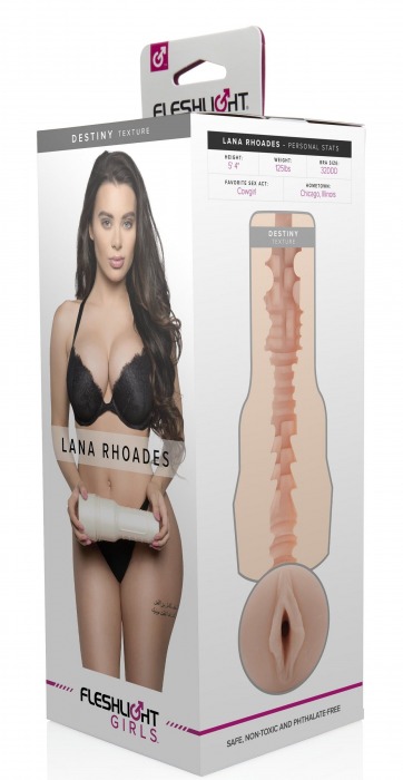 Мастурбатор-вагина Fleshlight Girls - Lana Rhoades Destiny - Fleshlight - в Набережных Челнах купить с доставкой