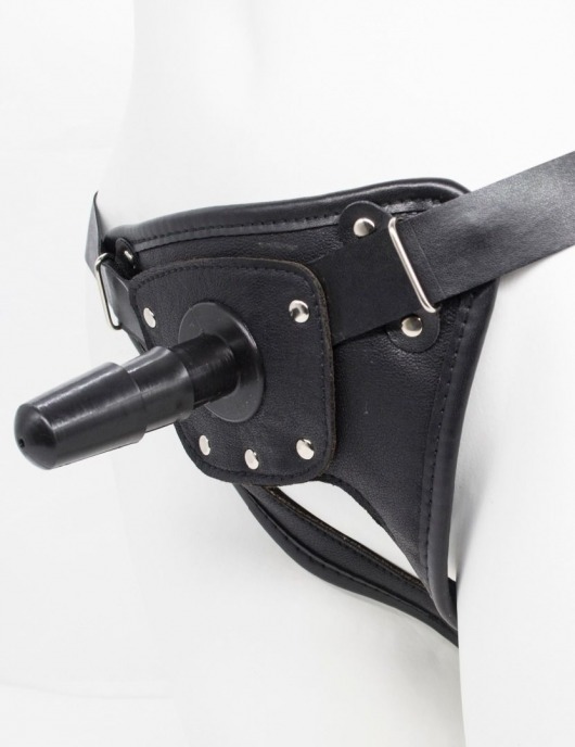 Черный пояс для насадок CLASS STRAP Restyling - LOVETOY (А-Полимер) - купить с доставкой в Набережных Челнах