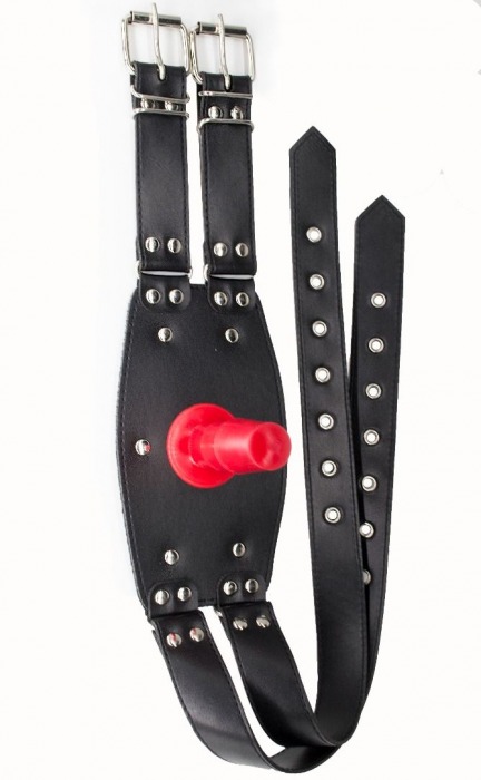 Черный узкий пояс на бедро с телесной насадкой - LOVETOY (А-Полимер) - купить с доставкой в Набережных Челнах