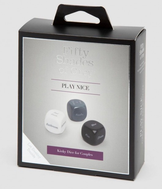 Игральные кубики для пар Play Nice - Fifty Shades of Grey - купить с доставкой в Набережных Челнах