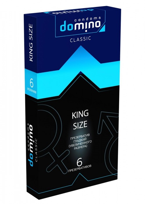 Презервативы увеличенного размера DOMINO Classic King size - 6 шт. - Domino - купить с доставкой в Набережных Челнах