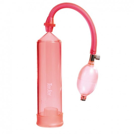 Красная вакуумная помпа Power Pump Red - Toy Joy - в Набережных Челнах купить с доставкой