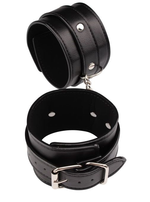 Черные оковы Classic Ankle Cuffs - Chisa - купить с доставкой в Набережных Челнах