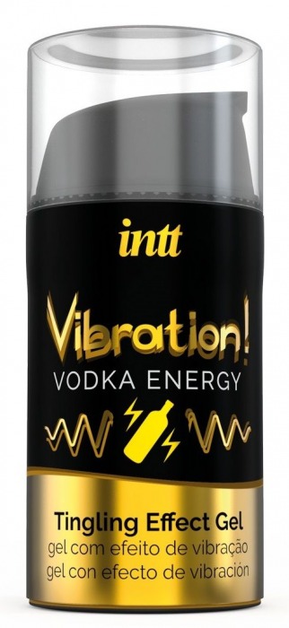 Жидкий интимный гель с эффектом вибрации Vibration! Vodka Energy - 15 мл. - INTT - купить с доставкой в Набережных Челнах
