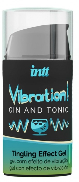 Жидкий интимный гель с эффектом вибрации Vibration! Gin   Tonic - 15 мл. - INTT - купить с доставкой в Набережных Челнах