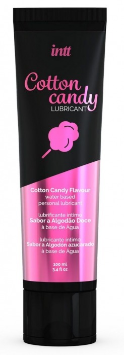 Интимный гель на водной основе Cotton Candy Lubricant - 100 мл. - INTT - купить с доставкой в Набережных Челнах