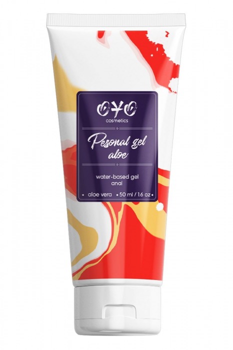 Анальная смазка на водной основе OYO Personal Gel Aloe - 50 мл. - OYO - купить с доставкой в Набережных Челнах