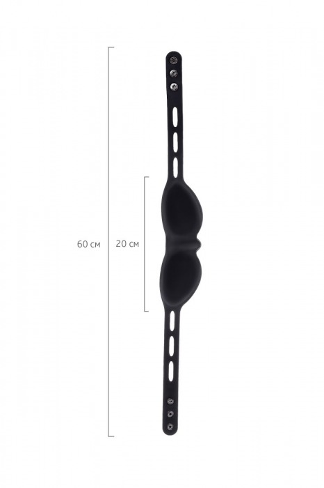 Черная плотная силиконовая маска - ToyFa - купить с доставкой в Набережных Челнах