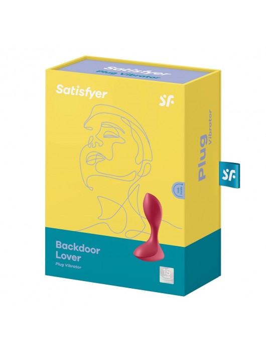 Красный вибромассажёр простаты Satisfyer Backdoor Lover - 14 см. - Satisfyer - в Набережных Челнах купить с доставкой