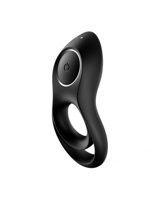 Черное эрекционное виброкольцо Legendary Duo - Satisfyer - в Набережных Челнах купить с доставкой