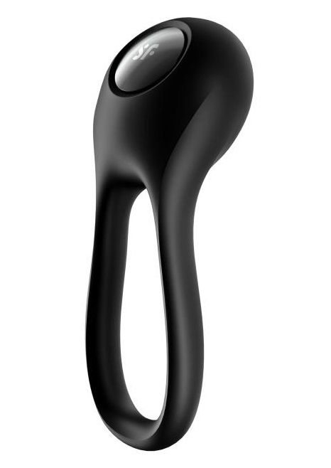 Черное эрекционное виброкольцо Majestic Duo - Satisfyer - в Набережных Челнах купить с доставкой