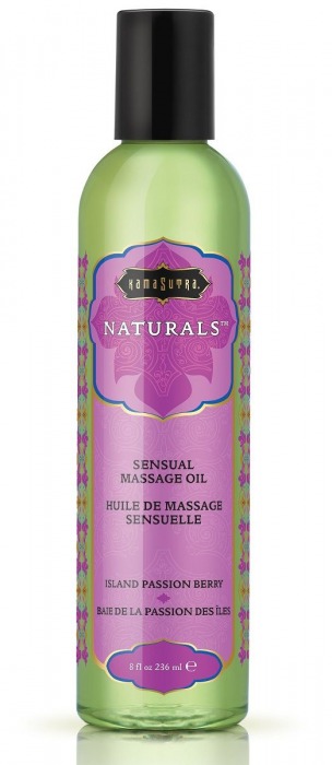 Массажное масло Naturals Island Passion Berry с ароматом тропических фруктов - 236 мл. - Kama Sutra - купить с доставкой в Набережных Челнах