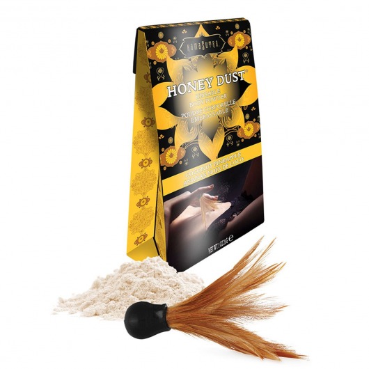 Пудра для тела Honey Dust Body Powder с ароматом кокоса и ананаса - 28 гр. - Kama Sutra - купить с доставкой в Набережных Челнах