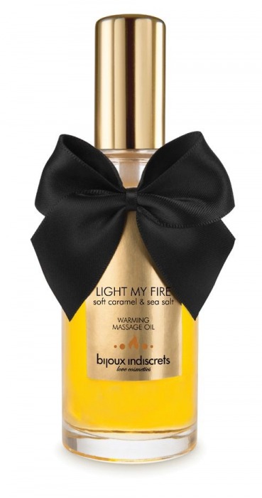 Массажное масло Light My Fire с ароматом карамели - 100 мл. - Bijoux Indiscrets - купить с доставкой в Набережных Челнах