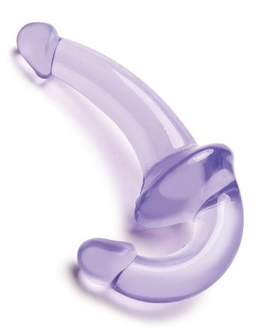 Фиолетовый безремневой страпон Strapless Strap-On - Lux Fetish - купить с доставкой в Набережных Челнах