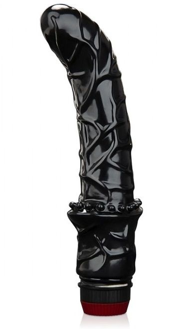 Черный вибромассажер простаты 6  Premium Prostate Massager - BlueLine - в Набережных Челнах купить с доставкой