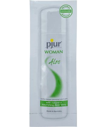 Лубрикант на водной основе pjur WOMAN Aloe - 2 мл. - Pjur - купить с доставкой в Набережных Челнах