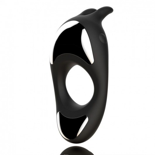 Черное эрекционное кольцо с двумя моторами Zeus Dual Vibe Cock Ring - FeelzToys - в Набережных Челнах купить с доставкой