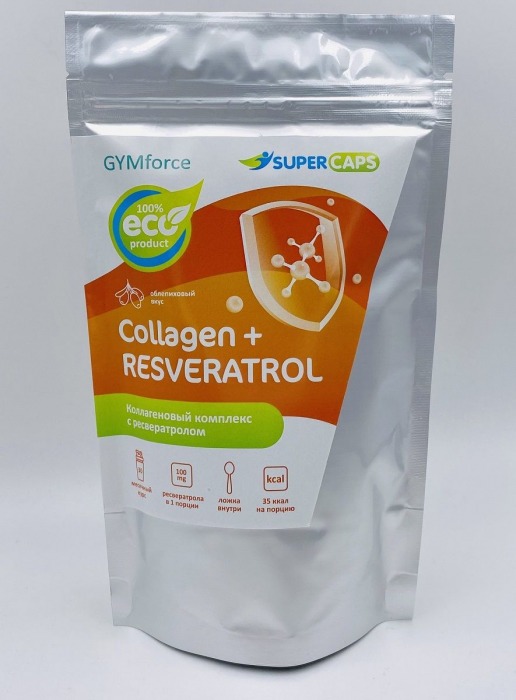 Натуральный коллаген с ресвератролом GYMforce Collagen+ - 150 гр. - SuperCaps - купить с доставкой в Набережных Челнах
