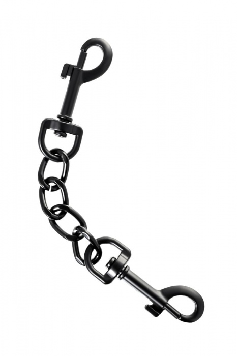 Узкие черные наручники на сцепке - ToyFa - купить с доставкой в Набережных Челнах