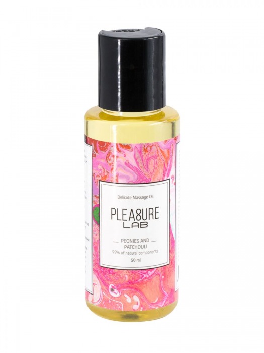 Массажное масло Pleasure Lab Delicate с ароматом пиона и пачули - 50 мл. - Pleasure Lab - купить с доставкой в Набережных Челнах
