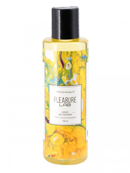 Массажное масло Pleasure Lab Refreshing с ароматом манго и мандарина - 100 мл. - Pleasure Lab - купить с доставкой в Набережных Челнах