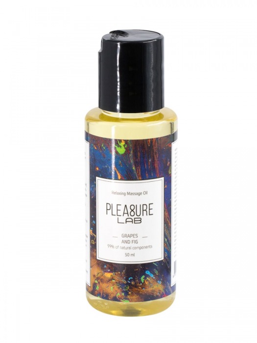Массажное масло Pleasure Lab Relaxing с ароматом винограда и инжира - 50 мл. - Pleasure Lab - купить с доставкой в Набережных Челнах