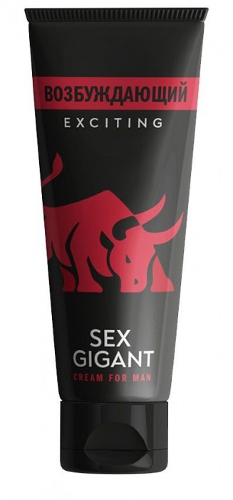 Возбуждающий крем для мужчин Sex Gigant - 80 мл. - Миагра - купить с доставкой в Набережных Челнах