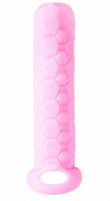 Розовый фаллоудлинитель Homme Long - 13,5 см. - Lola Games - в Набережных Челнах купить с доставкой