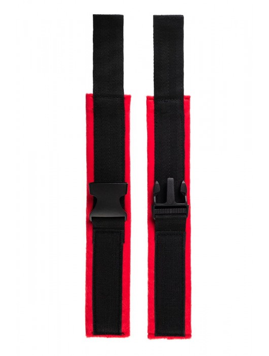 Красно-черные велюровые оковы Anonymo - ToyFa - купить с доставкой в Набережных Челнах